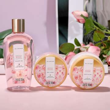 Spa Luxetique 15pcs Rose Gift Set for Women