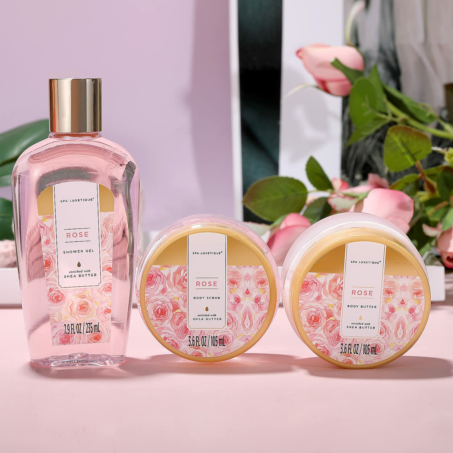 Spa Luxetique 15pcs Rose Gift Set for Women