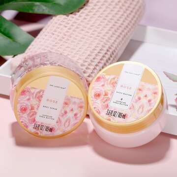 Spa Luxetique 15pcs Rose Gift Set for Women