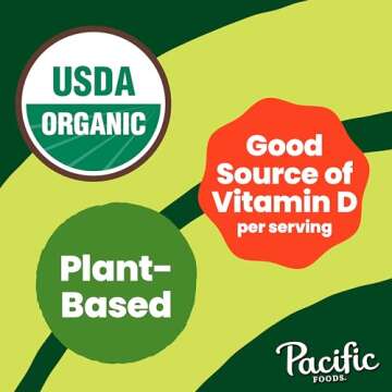 Pacific Foods Organic Coconut Milk - Creamy Plant-Based Milk
