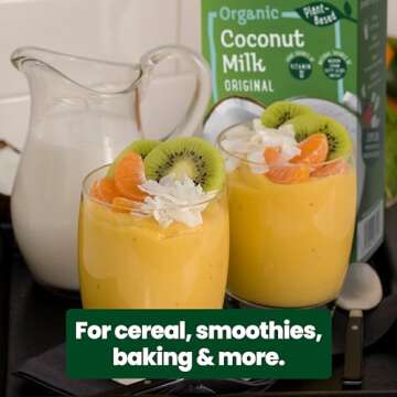 Pacific Foods Organic Coconut Milk - Creamy Plant-Based Milk