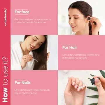 Artnaturals Rosehip Seed Oil 4 oz for Face, Hair & Skin - 100% Pure Natural, Cold Pressed & Unrefined Rose Hip Oil - Anti-Aging Moisturizer Facial Oil for Fine Lines, Scars & Wrinkles