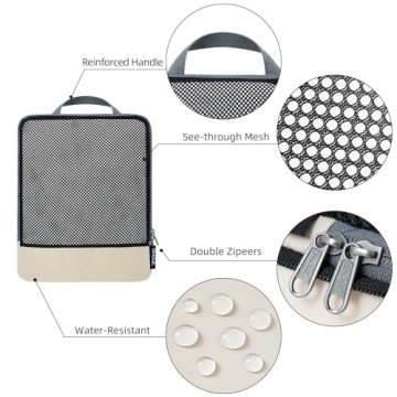 BAGAIL Compression Packing Cubes for Organized Travel