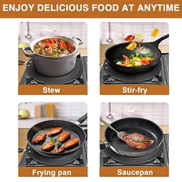 AHOUGER Heat Diffuser Plate - Upgrade for Gas Stoves