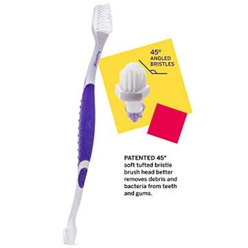petsmile Professional Pet Toothbrush - Patented 45° Cat & Dog Toothbrush for Small & Large Animals ...