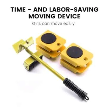 Furniture Movers with Wheels,Furniture Dolly with 4 Wheels,330Lbs Capacity Furniture Lifters,360° Rotation Furniture Lift Mover Tool Set for Heavy Furniture,Refrigerator,Sofa,Cabinet