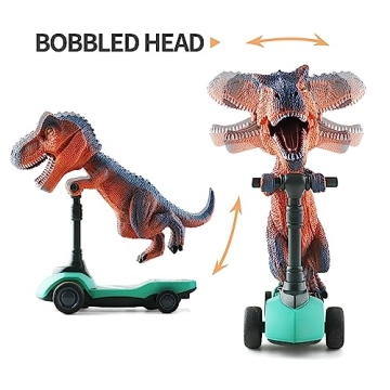 DINOBROS Dinosaur Scooter Toys 4-Pack for Kids Age 3-6