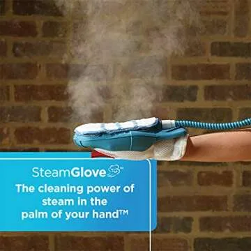 BLACK+DECKER 7-in-1 Steam Mop and Steam Glove Handheld Steamer, Complete Steam Cleaning Solution, Corded (HSMC1361SGP)