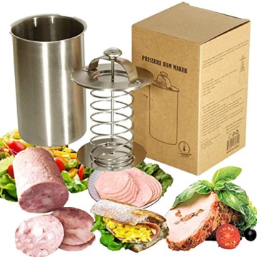 Handmade Stainless Steel Ham Sandwich Meat Press - Gourmet Meal Maker