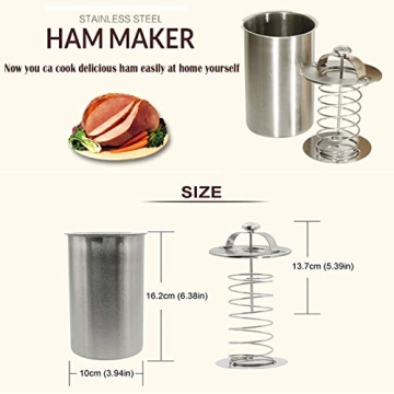 Stainless Steel Meat Press for Healthy Homemade Deli Meat