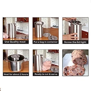 Stainless Steel Meat Press for Healthy Homemade Deli Meat