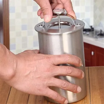 Stainless Steel Meat Press for Healthy Homemade Deli Meat