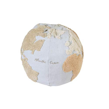Explore with Lorena Canals World Map Pouffe for Kids