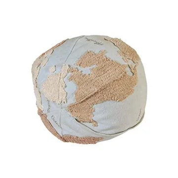 Explore with Lorena Canals World Map Pouffe for Kids