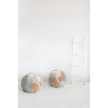 Explore with Lorena Canals World Map Pouffe for Kids