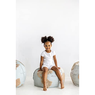 Explore with Lorena Canals World Map Pouffe for Kids