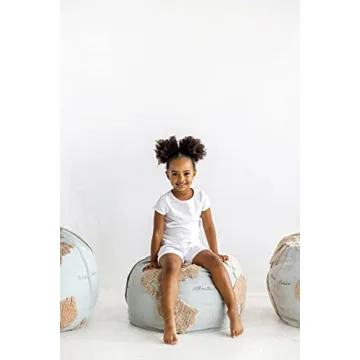 Explore with Lorena Canals World Map Pouffe for Kids