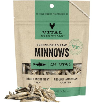 Buy Vital Essentials Freeze Dried Minnows Treats 0.5 oz
