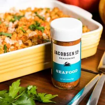 Jacobsen Salt Co. Gourmet Seafood Seasoning for Cooking