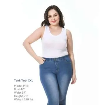 Comfneat Women’s Basic Tanks - Comfy 4-Pack Tops