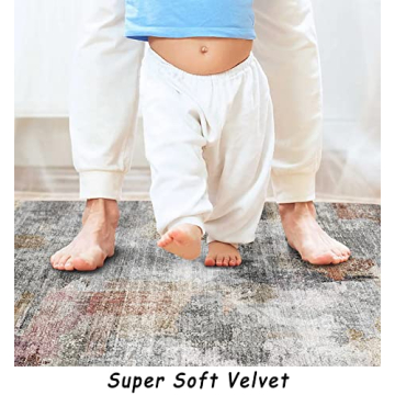 vivorug Ultra Soft Washable Area Rug 8x10 Non Slip