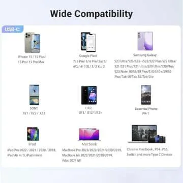 USB C Headphones for iPhone 15, 2-Pack USB C Type C Earbuds Wired with Mic & Volume Control HiFi Stereo Earphones for Galaxy S23/S22/S21/S20/Ultra Note 10/20, for iPad Pro Pixel 7/6/6a/5/4 OnePlus 9 8