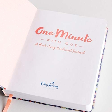 One Minute with God Devotional Journal for Daily Reflection