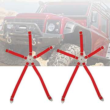 VGEBY RC Seat Belt: Simulated Safety Straps for 1/10 Trucks