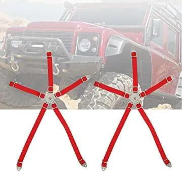 VGEBY RC Seat Belt: Simulated Safety Straps for 1/10 Trucks