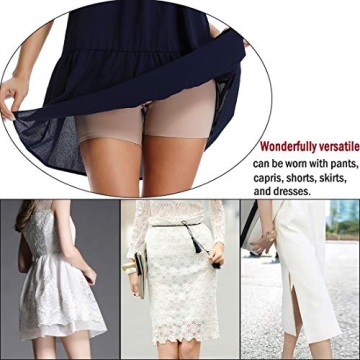 WOWENY Slip Shorts Seamless Anti-Chafing Boy Shorts