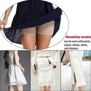 WOWENY Slip Shorts Seamless Anti-Chafing Boy Shorts