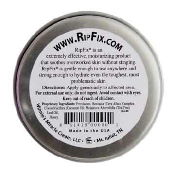 RipFix Hand Tear Repair - Rip Fix Stopper Balm for Gymnastics - Climbers Hand Balm - Wod Callus Hand...