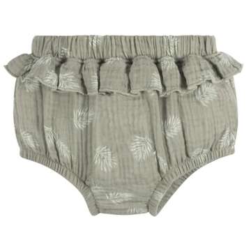 Gerber Baby Girls' 2 Piece Dress and Diaper Cover Set, Palms