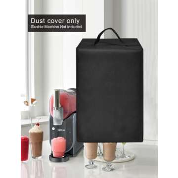 Slushie Machine Cover Frozen Drink Maker Lid Waterproof Dustproof Anti-Static Nylon Lid For Ninja Pr...