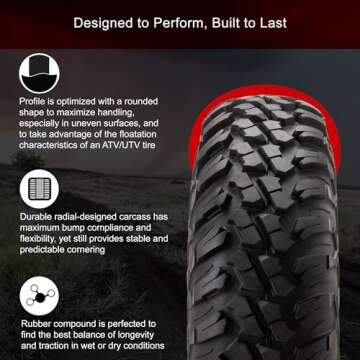 Tusk Terrabite® Radial Tire 27x11-12 for ATVs