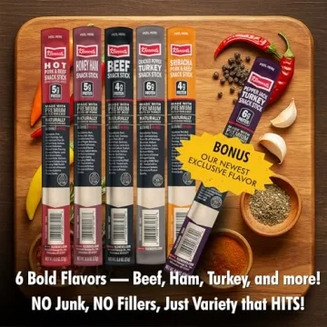 Gourmet Jerky Gift Basket for Men | 12 Meat Sticks Sampler