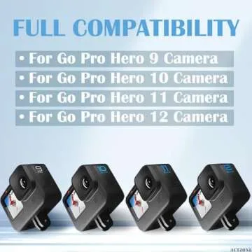 ActZone Battery Charger Station Compatible with Hero 10 Hero 9 Battery, 2 Pack Batteries for Hero 9 10 11 12 Black Camera AHDBT-901 ADDBD-001 ADBAT-211