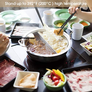 Glamfields 10 Pairs Stylish Dishwasher Safe Chopsticks