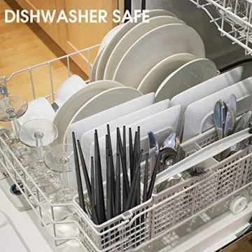 Glamfields 10 Pairs Stylish Dishwasher Safe Chopsticks