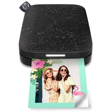 HP Sprocket 2x3" Instant Smartphone Photo Printer - Portable Color Wireless Mobile Printer - Zink St...