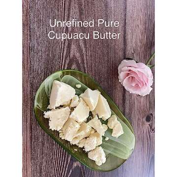 Oslove Organics Cupuacu butter -Pure and Natural 8oz Fresh, Rich and Creamy in DIY mixes | Vegan butter | Use for whipped body butters, salves, lotions & soaps.