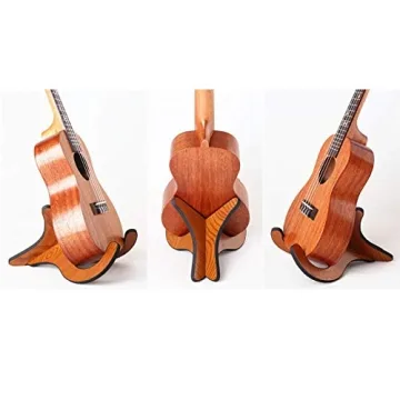 Durable Wooden Ukulele Stand for Guitar Banjo and More