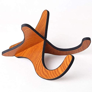 Durable Wooden Ukulele Stand for Guitar Banjo and More