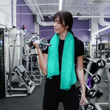 Hero Microfiber Towel for Travel, Camping, Beach, Gym – 24” X 48” (Includes Bonus Washcloth)