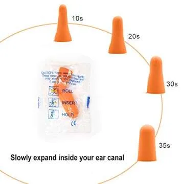 Quality Foam Earplugs 50 Pair- 32dB Noise Cancelling Disposable Individually Wrapped Packaged Bulk High Decibel Ear Plugs for Sleeping Travel Concert Shooting Hunting Study Work Construction Safety