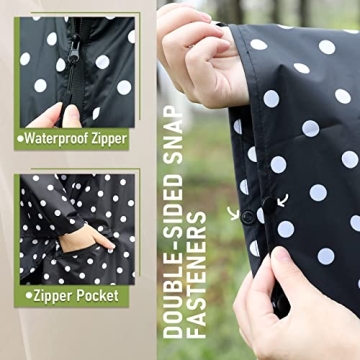 Stylish and Functional Women's Rain Poncho for All Sizes