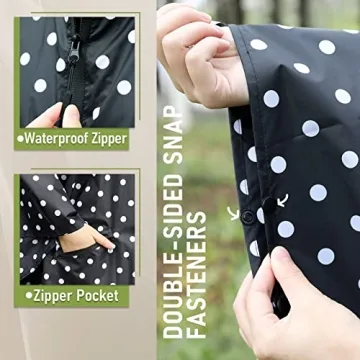 Stylish and Functional Women's Rain Poncho for All Sizes