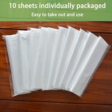 10 Pack Drop Cloths for Painting and Renovation