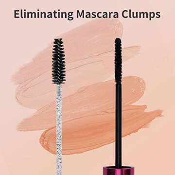 Ohtomber 290PCS Spoolies Eyelash Brush Set for Makeup