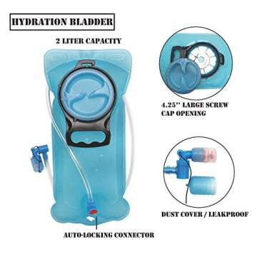 EVERLIT 42L Tactical Backpack Survival Kit Molle Bugout Bag Assault Pack Rucksack Hydration Bladder Emergency Survival Gear Hiking Camping Hunting for Men